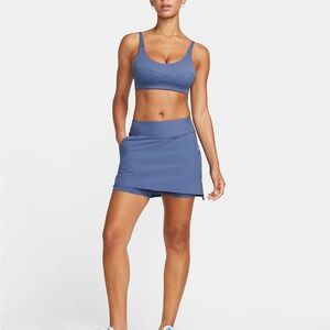 Nike Dri-FIT Bliss Women's Mid-Rise Training Skort - Lavender